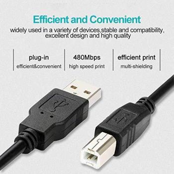 Cable Usb Impresora A Computadora De Alta Velocidad