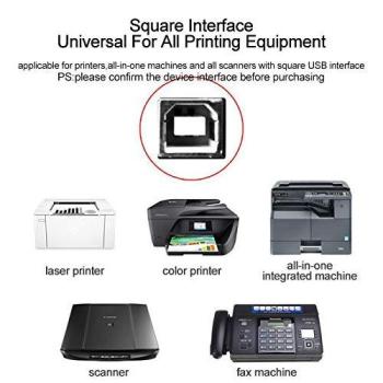 Cable Usb Impresora A Computadora De Alta Velocidad